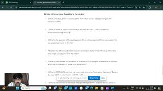 node js interview questions [upl. by Anaib429]