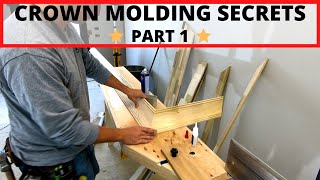 Crown Molding Secrets pt 1  What they dont teach you [upl. by Anavlis]