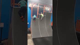 Warped Wall  nailed it the 1st time flipsandtricks [upl. by Ayim]