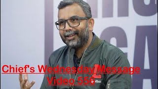 Chief’s Wednesday Message video 556 [upl. by Aurelea]