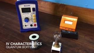 IV Characteristics of a lamp and a wire at constant temperature [upl. by Adnilrem205]