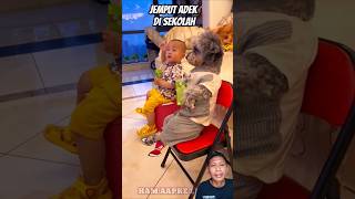 DOGY JEMPUT ADEK DI SEKOLAH‼️shorts funny dubbing [upl. by Lindi157]