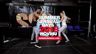 Gaby amp Estefy  Bachata workshop  Summer Sensual Days 2018 [upl. by Yendyc]