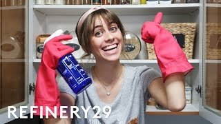 5 Days Of Spring Cleaning  Try Living With Lucie  Refinery29 [upl. by Ahsikat]