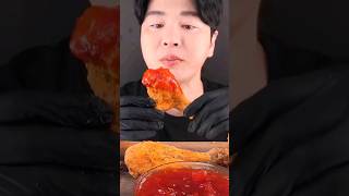 ASMR Eating Fried Chicken amp Spicy Sauce MUKBANG [upl. by Previdi]