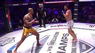 It was lights out for Ryan Bader after this Renan Ferreira KO 🙈 MMA PFL Shorts [upl. by Ellenahs]