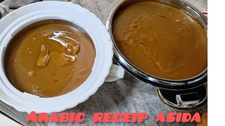 typical Arabic breakfast recipe asida [upl. by Ecinahs430]