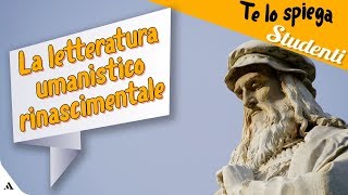 La letteratura umanistico rinascimentale [upl. by Fritzsche178]