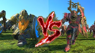 Ironbreakers VS Chosen of Khorne Total War Warhammer 3 [upl. by Violet]