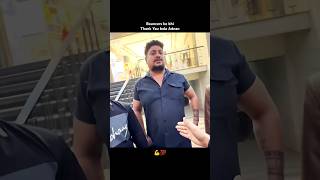 Ye h Adnan ka Bodyguard💪💯 adnaanshaikh wife ayesha gym bouncer travel shorts shortvideo [upl. by Suillenroc]