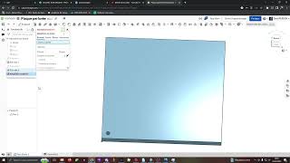 Onshape Créer une plaque perforée Répétition linéaire [upl. by Acilef]