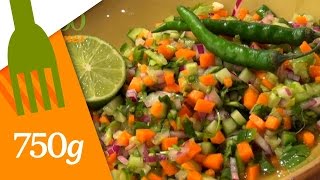 Recette de Salade Indienne ou Katchumar  750g [upl. by Enrika]