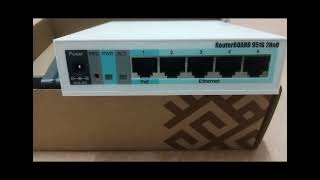 Switch Mikrotik RB 951G2HND [upl. by Rossie380]