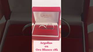 Argollas de Matrimonio en oro blanco 18k oroblanco argollasdematrimonio [upl. by Kcorb]