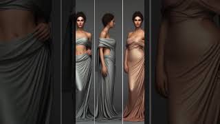 Ancient Greek women s chlamys worn over the shoulder [upl. by Naihtniroc]