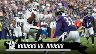 Raiders’ AllTime Memorable Highlights vs Baltimore Ravens  NFL [upl. by Einuj]