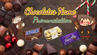 Chocolates Chocolates Name Top Delicious Chocolates [upl. by Schuster]