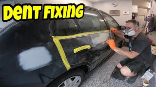 Fixing Car Dents in your Garage [upl. by Yelhak]