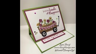 Filled with Fun easel card StampinUp [upl. by Dearr741]