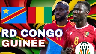 🔴🇨🇩🇬🇳 RD CONGO  GUINEE 🚨BELLE AFFICHE EN QUART   CAN 2024 LIVE TALK [upl. by Faust]