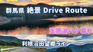 群馬県絶景ドライブルート ”赤谷湖・玉原湖・利根沼田望郷ラインquot ドライブ動画＆絶景ポイント [upl. by Tegdirb]