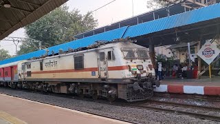 WAP 7 Pulling Express Calmly [upl. by Atikahc572]