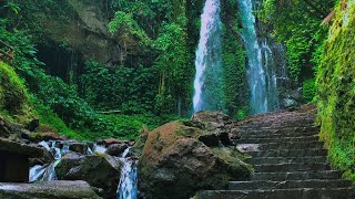 Relaxing Waterfall Sounds for sleep Listen to this your mood will improve and stress will disappear [upl. by Barthel220]