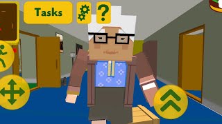 Craft Granny Blocky Neighbor Escape 3D  Level 12  Gameplay [upl. by Ycrep539]