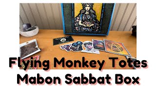 Flying Monkey Totes Mabon Sabbat Box [upl. by Licec]