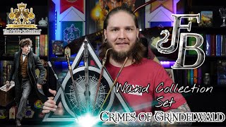 Fantastic Beast The Crimes Of Grindelwald Wand Set  Noble Collection Unboxing amp Review [upl. by Adianes]