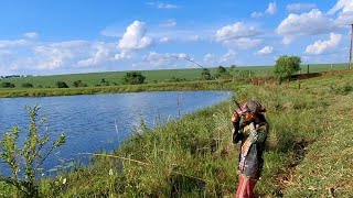 PESCA NA LAGOA DOS TRAIRÃO DE 43 BAMBU BEBEU ÁGUA SEM PARA TA DOÍDO DE TANTOS PEIXES [upl. by Mcleod]