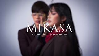 Mikasa  Arthur Nery amp Janine Berdin Official Lyric Video [upl. by Elahcim]