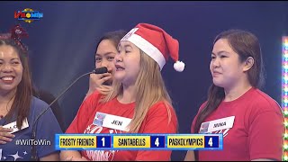 WIL TO WIN  Team Santabells pinataob ang mga kalabang koponan sa Song Tanong [upl. by Ranjiv]