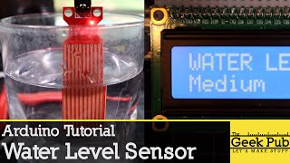 Arduino Water Level Sensor Tutorial [upl. by Hurlee]