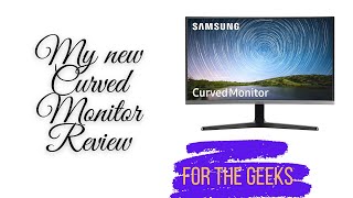 SAMSUNG CR500 CURVED MONITOR Review [upl. by Gnuj139]