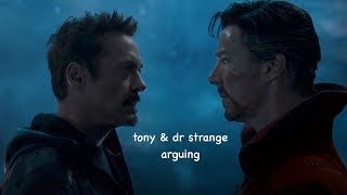 tony and dr strange arguing for 2 minutes straight [upl. by Chilton]