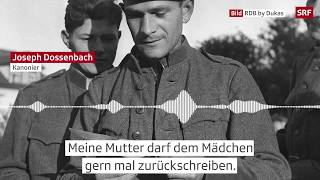 Soldaten danken für die Feldpost 1940  SRF Archiv [upl. by Idnor685]