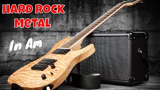 Hard Rock Metal Ballad  Guitar Backing Track in Am [upl. by Bernice629]