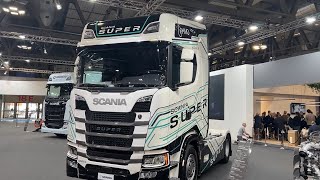 Scania Super 500 S 2024 Interior And Walkaround  Transpotec Logitec 2024 [upl. by Analim]