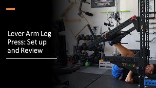 Lever Arm Leg Press Set up and Review [upl. by Nitsrek]