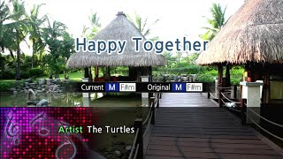 Happy Together  The Turtles Karaoke Version [upl. by Clarinda]