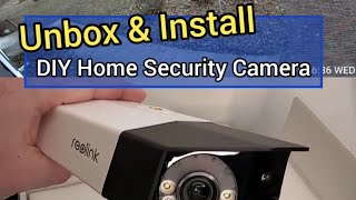 Unbox amp DIY Install New Security Camera  Reolink Duo 3 PoE NVR amp Switch [upl. by Older]