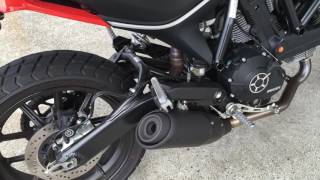 Ducati Scrambler Sixty2 400cc sound check [upl. by Lareine121]