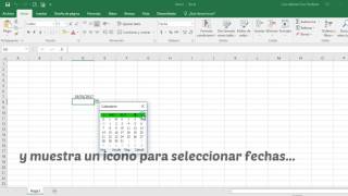 xlsCal Calendario desplegable para Excel [upl. by Tierell]