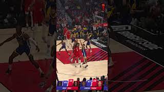 JG startin off hot 🥵 trailblazers jeramigrant [upl. by Aleahs]