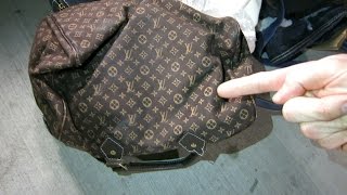 DUMPSTER DIVING  FOUND A LOUIS VUITTON PURSE [upl. by Nuavahs130]