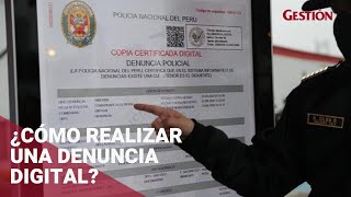 Conozca cómo realizar su denuncia digital por pérdida o robo de documentos [upl. by Pylle]