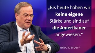 Armin Laschet CDU über Donald Trump den UkraineKrieg und das AmpelAus  maischberger [upl. by Aciretnahs]