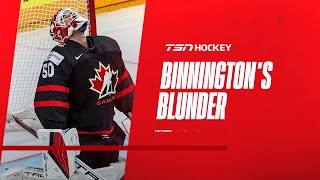 Binnington blunder sinks Canada against Sweden [upl. by Quick]