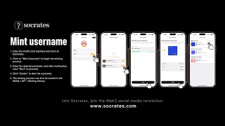 How to Mint a Username on Socrates [upl. by Enisamoht656]